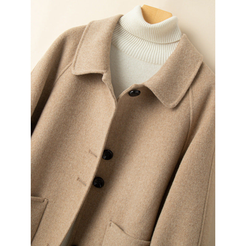 Women's Double-Sided Cashmere Wool Coat