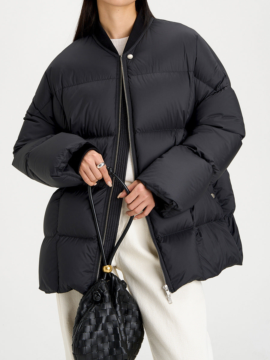 Women's Baseball Collar Down Jacket